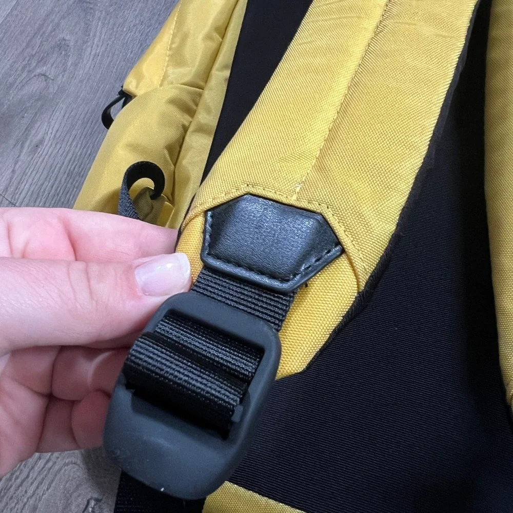 West Elm Travel Backpack in Yellow 17L Padded Laptop Pocket